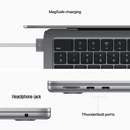 MacBook Air 13 (2022) M2 8-core CPU, 8-core GPU/8GB/256GB SSD - Rymdgrå