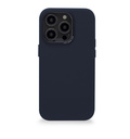 Decoded Leather Backcover iPhone 14 Pro Navy