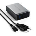 Satechi 100W GaN PD-reseladdare med dubbla USB-C och USB-A-uttag