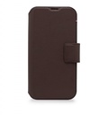 Decoded Leather Wallet Case för iPhone Pro Max 14 Brun