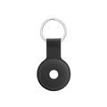 C&C - Silikonhållare med nyckelring för AirTag - Black