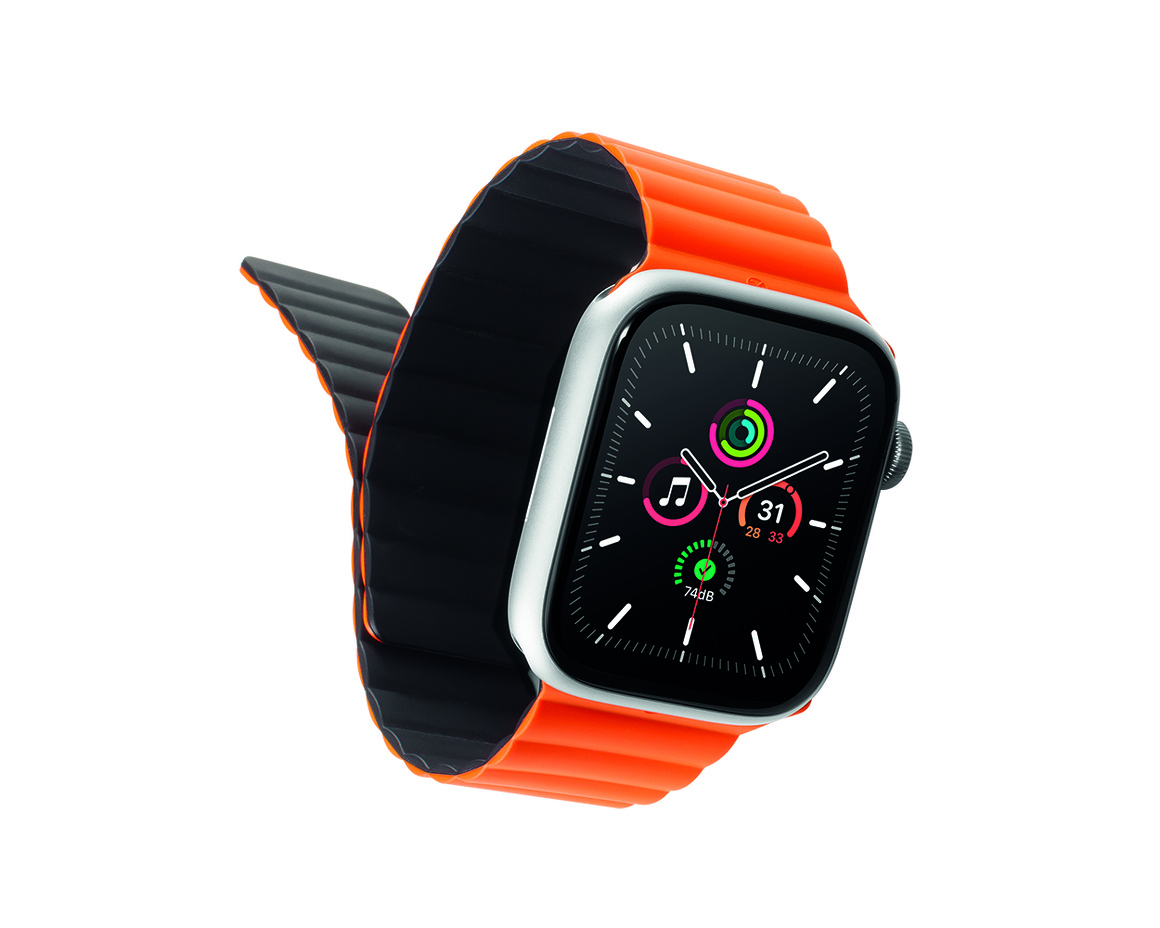 C&C - Kosmo magnetband för Apple Watch (1-9 Series) 38-41 mm Orange