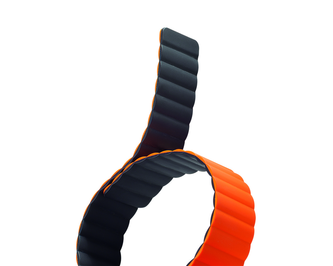 C&C - Kosmo magnetband för Apple Watch (1-10 Series) 42-49 mm - Orange