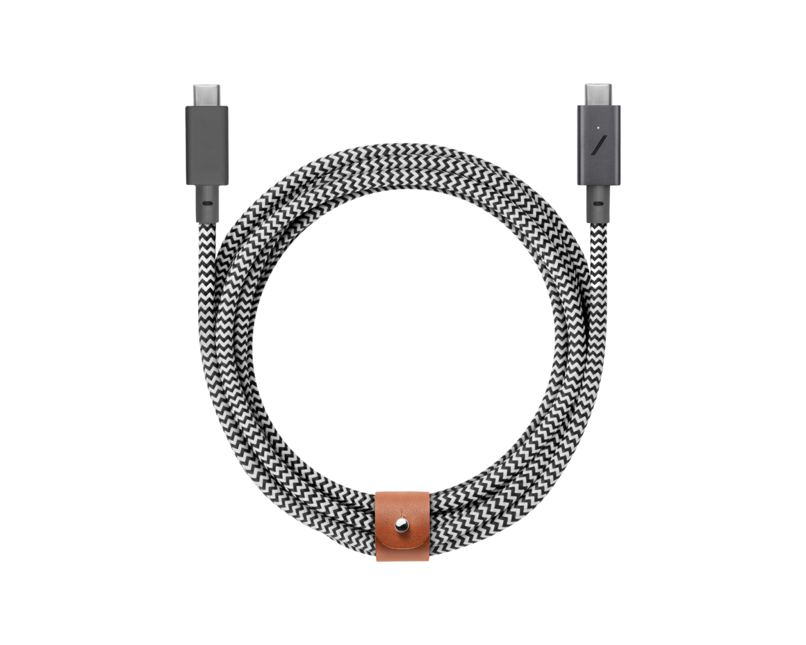 Native Union Belt Cable USB-C 2.4m 240W Zebra