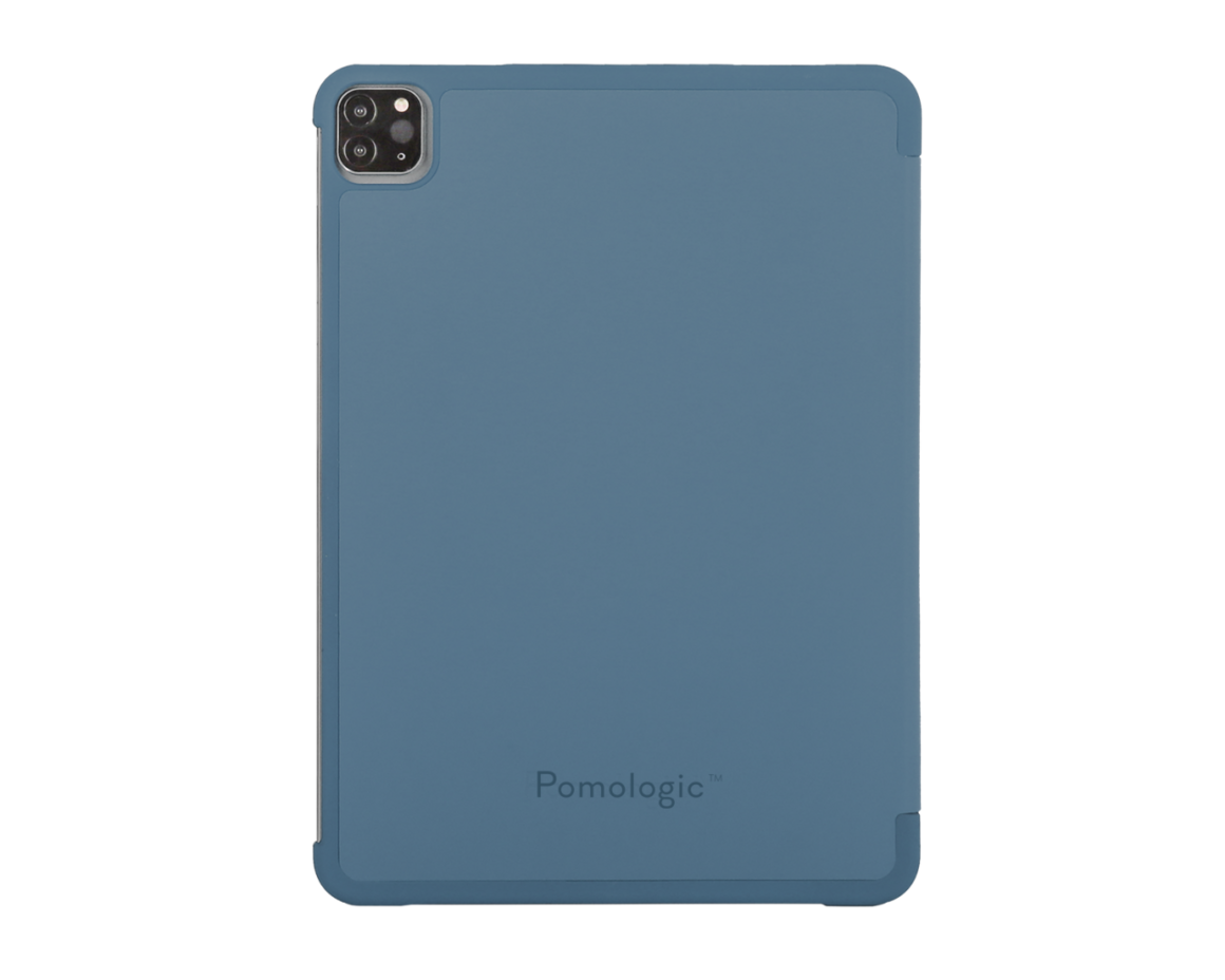 Pomologic - BookCase för iPad Pro (M4) 11 tum Marinblå