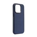 Decoded Leather Backcover för iPhone 15 True Navy