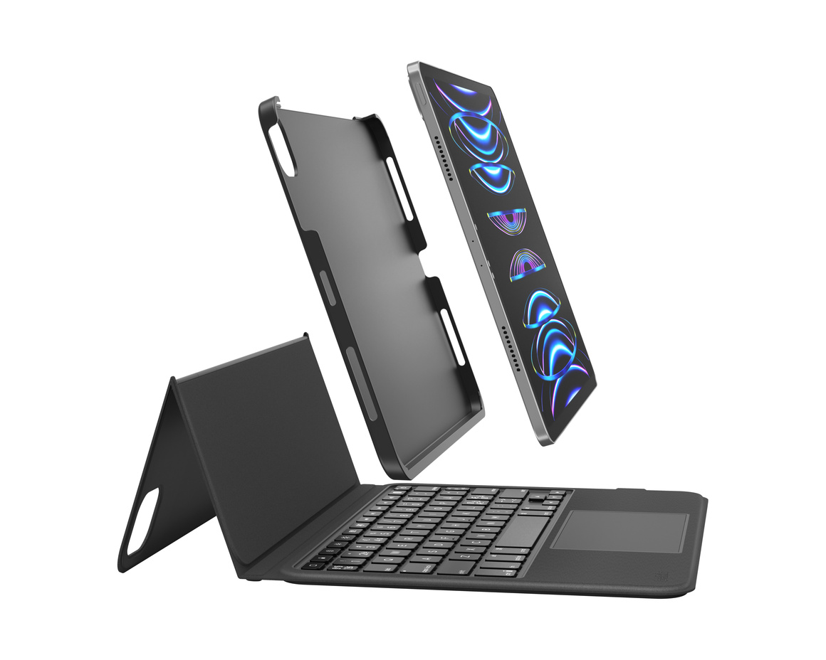 Belkin Everyday Cradle Keyboard Folio för iPad Air 10.9 (4th/5th/M2) & iPad Pro 11 (1st/2nd/3rd/4th)