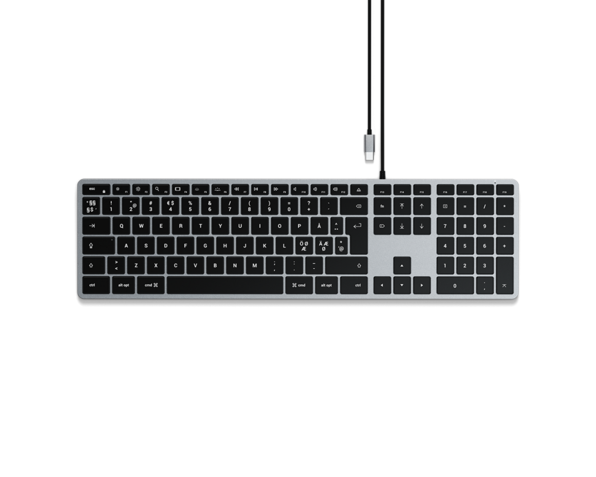 Satechi W3 USB-C-Tangentbord Numerisk Del