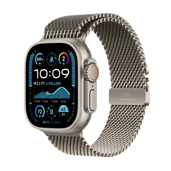 Apple Watch Ultra 2 med Milanesisk Loop