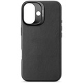 Decoded - Leather Backcover till iPhone 16 Svart