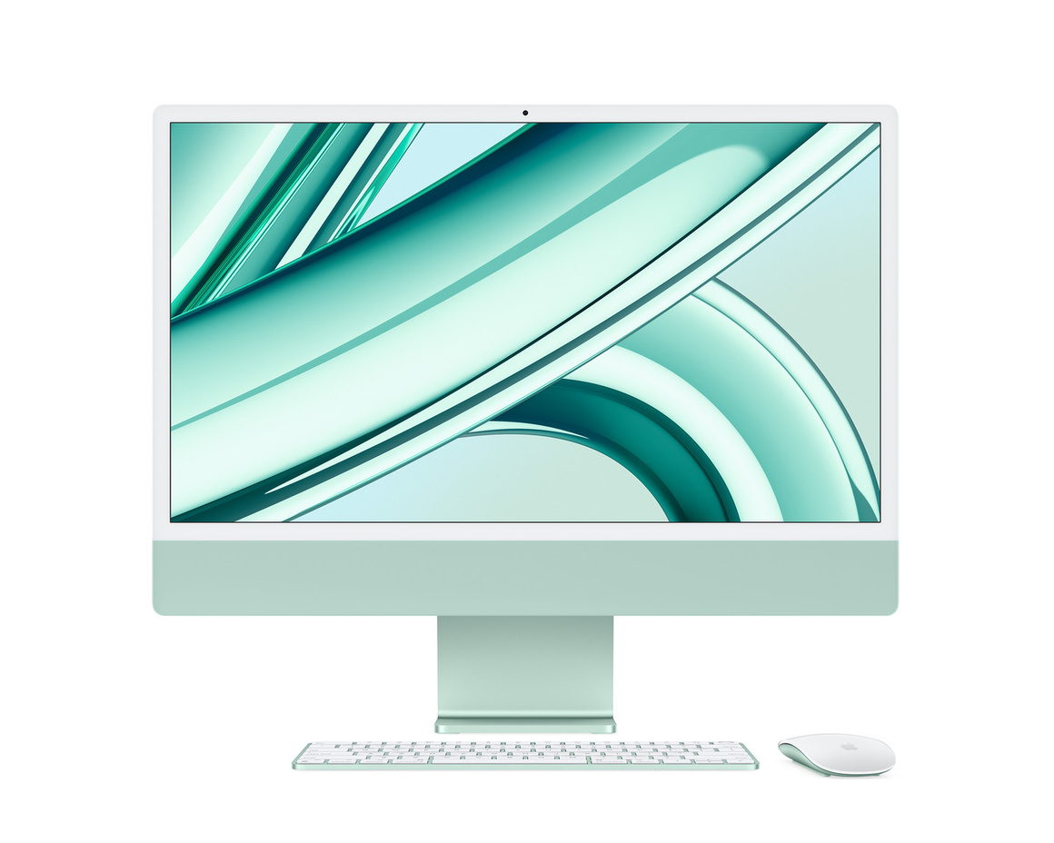 iMac 24 Retina 4.5K (2023) M3 8-core CPU, 8-core GPU/8GB/256GB SSD - Grön (begagnad)