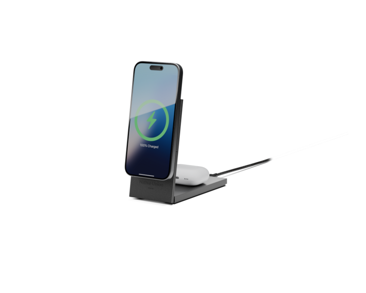 Native Union Rise 2-in-1 Qi2 wireless charger Svart